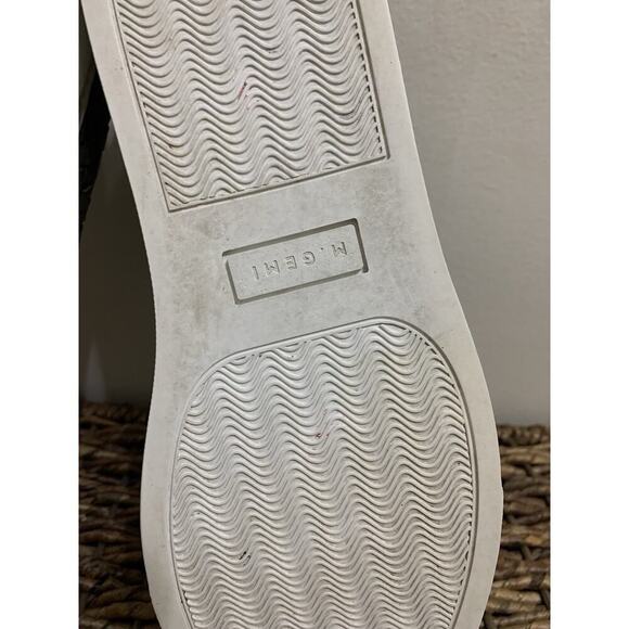 M Gemi Cerchio Woven Leather Womens Flats Size US 9Green Slip On Shoes Italy - Picture 5 of 9